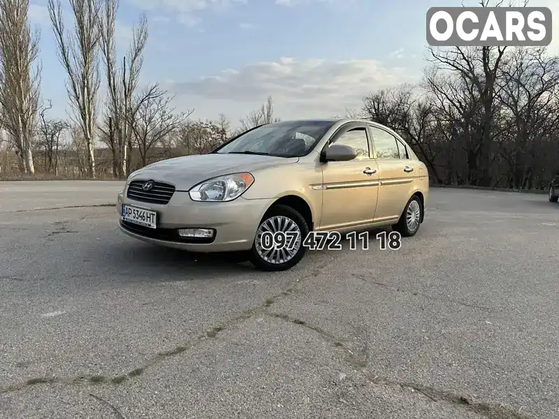 Седан Hyundai Accent 2008 1.4 л. Ручная / Механика обл. Запорожская, Запорожье - Фото 1/11