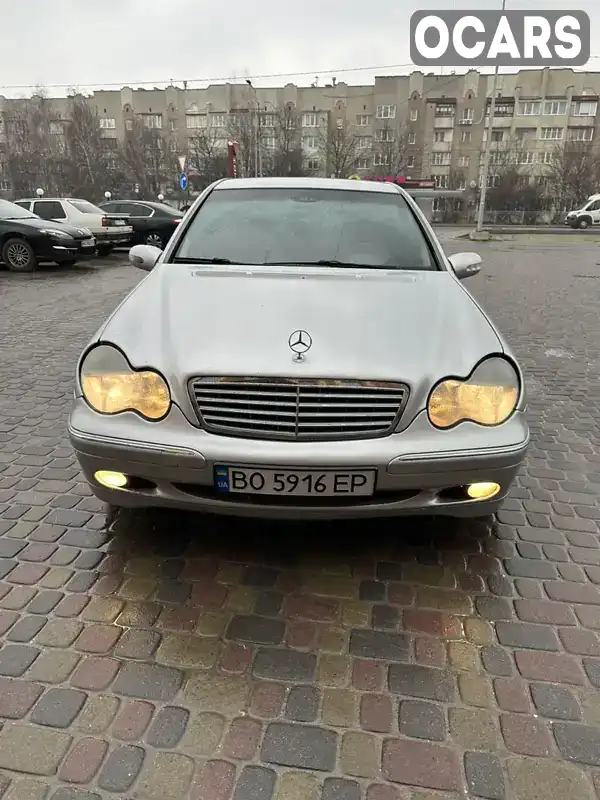 Седан Mercedes-Benz C-Class 2002 2.15 л. Автомат обл. Тернопільська, Тернопіль - Фото 1/17