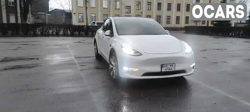 Внедорожник / Кроссовер Tesla Model Y 2021 null_content л. Автомат обл. Запорожская, Запорожье - Фото 1/14