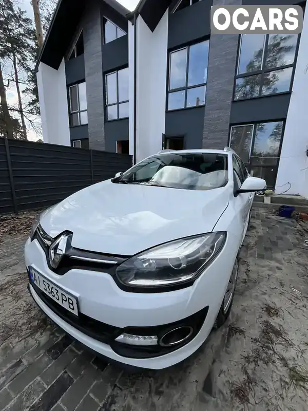 Універсал Renault Megane 2014 1.46 л. Ручна / Механіка обл. Київська, Софіївська Борщагівка - Фото 1/6