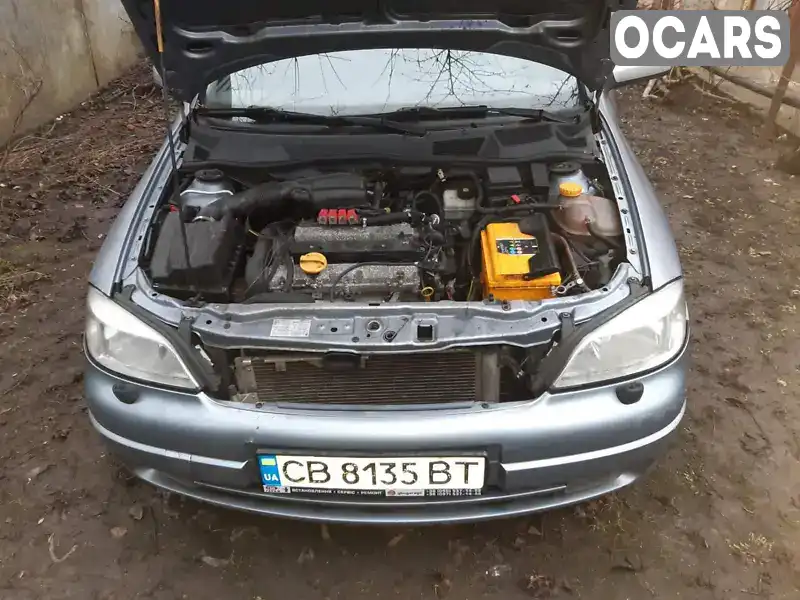 Седан Opel Astra 2003 1.6 л. Ручна / Механіка обл. Чернігівська, Ніжин - Фото 1/11