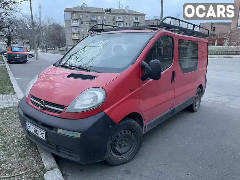 Мінівен Opel Vivaro 2004 1.9 л. Ручна / Механіка обл. Миколаївська, Миколаїв - Фото 1/10