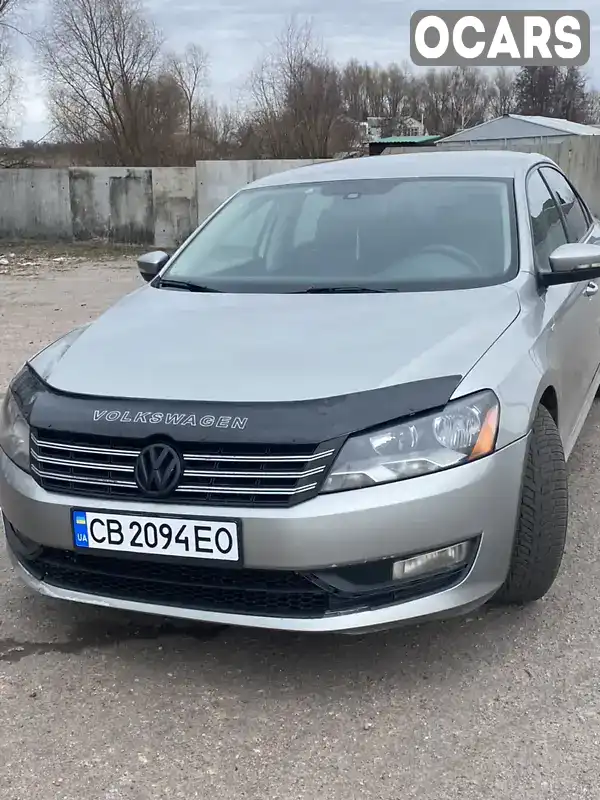 Седан Volkswagen Passat 2013 2.48 л. Автомат обл. Чернігівська, Прилуки - Фото 1/10