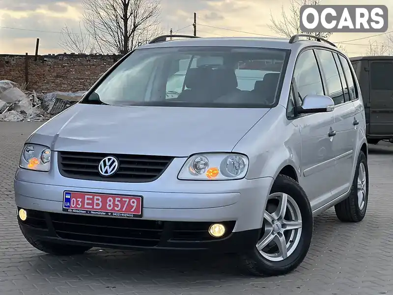 Минивэн Volkswagen Touran 2005 1.6 л. Ручная / Механика обл. Полтавская, Лубны - Фото 1/21