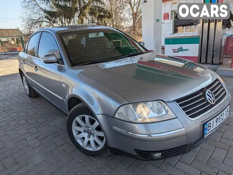 Седан Volkswagen Passat 2001 1.78 л. Типтроник обл. Полтавская, Гадяч - Фото 1/21