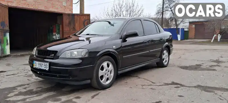 Седан Opel Astra 2008 1.6 л. обл. Полтавская, Миргород - Фото 1/14