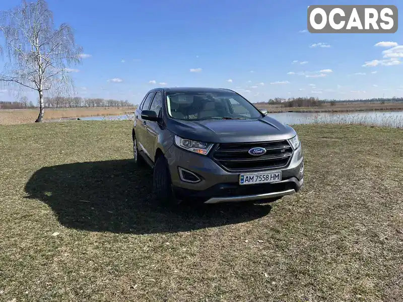 Внедорожник / Кроссовер Ford Edge 2017 2 л. Автомат обл. Житомирская, Пулины (Червоноармейск) - Фото 1/21