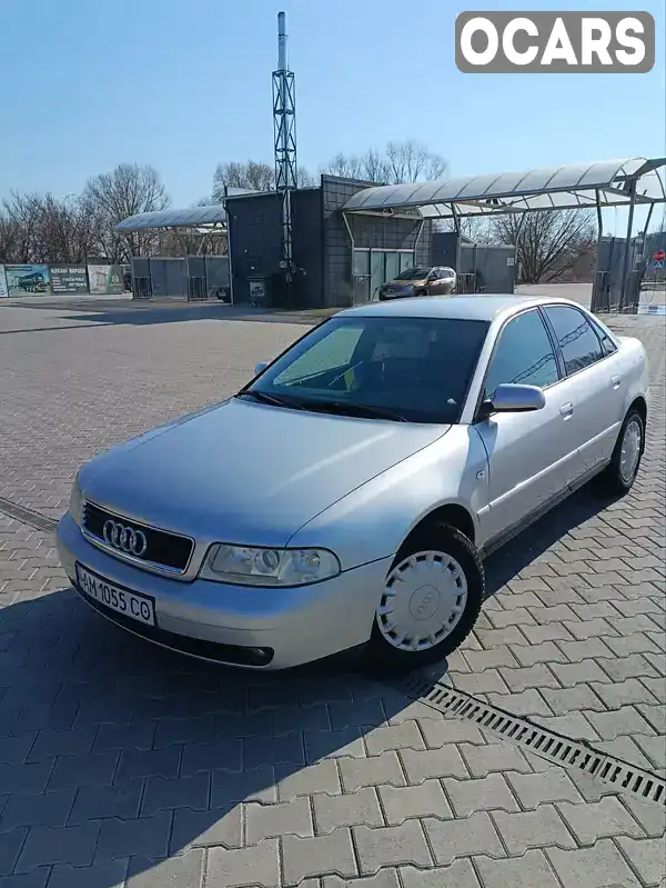 Седан Audi A4 2000 1.6 л. Ручна / Механіка обл. Житомирська, Звягель - Фото 1/21