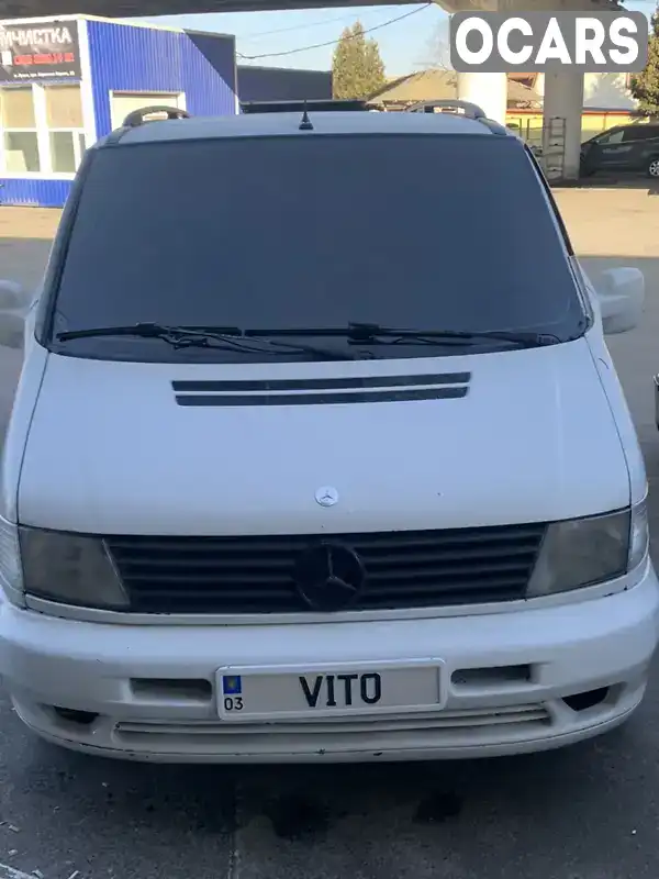 Мінівен Mercedes-Benz Vito 1999 2.2 л. Ручна / Механіка обл. Волинська, Луцьк - Фото 1/12