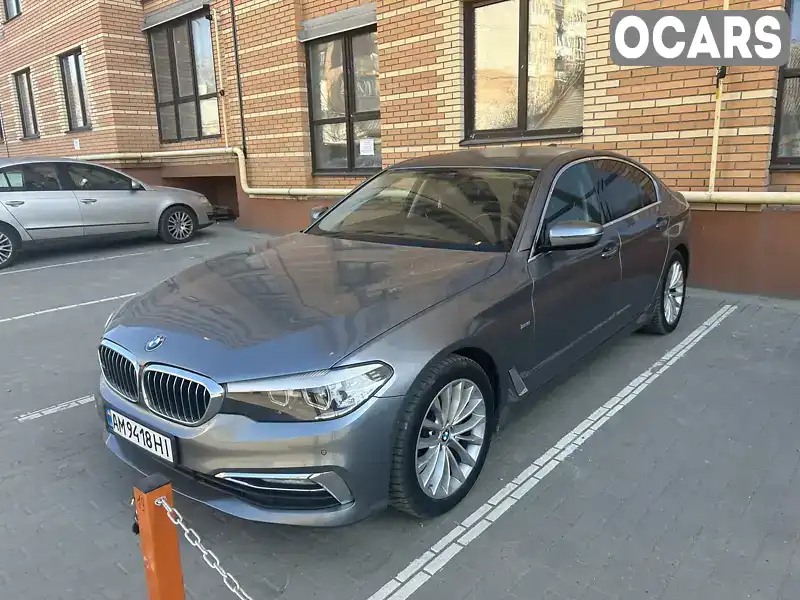 Седан BMW 5 Series 2017 2 л. Автомат обл. Житомирська, Житомир - Фото 1/15