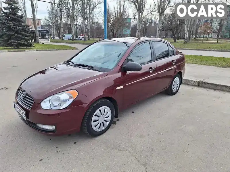 Седан Hyundai Accent 2008 1.49 л. обл. Запорожская, Запорожье - Фото 1/16