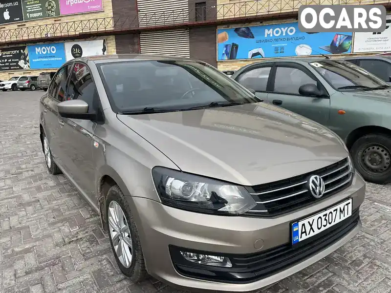 Седан Volkswagen Polo 2015 1.6 л. обл. Харківська, Харків - Фото 1/9