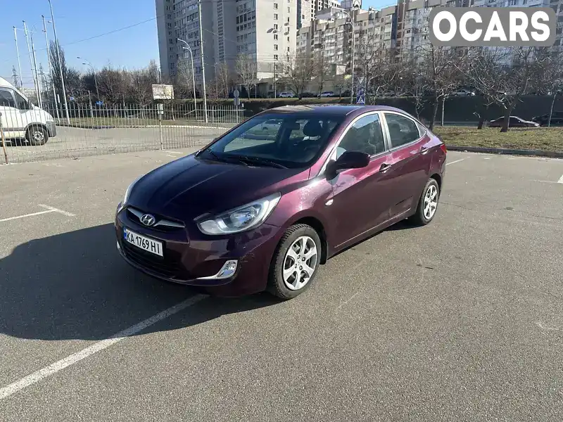 Седан Hyundai Accent 2012 1.4 л. Автомат обл. Киевская, Киев - Фото 1/17