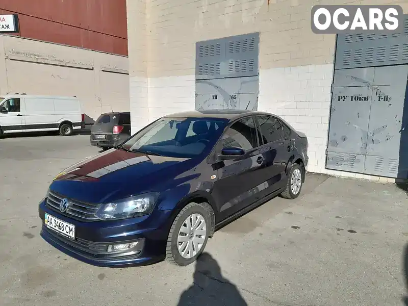 Седан Volkswagen Polo 2015 1.6 л. Автомат обл. Київська, Київ - Фото 1/21