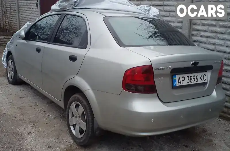 Седан Chevrolet Aveo 2004 1.5 л. Ручная / Механика обл. Запорожская, Запорожье - Фото 1/9