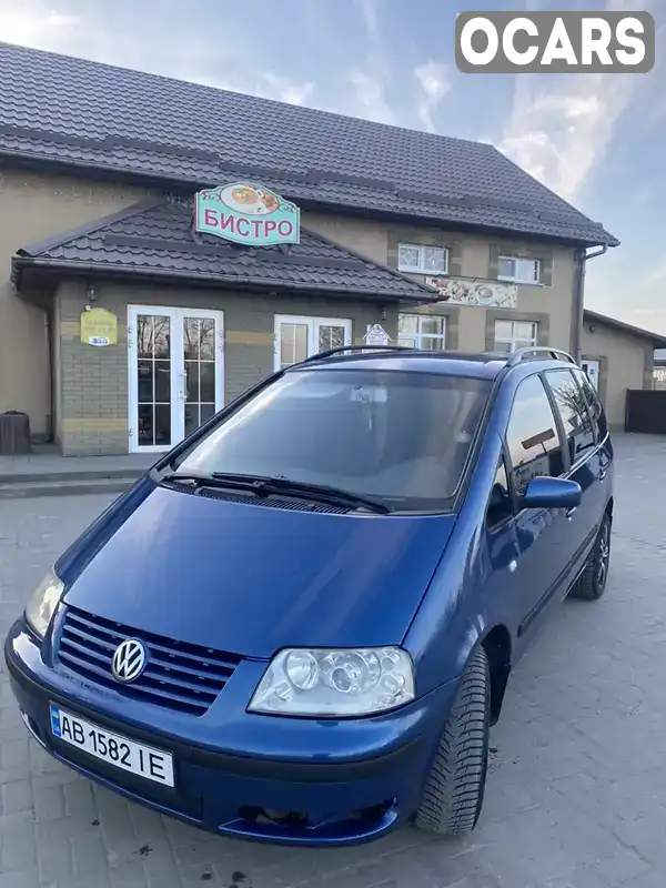 Мінівен Volkswagen Sharan 2002 1.9 л. Ручна / Механіка обл. Вінницька, Могилів-Подільський - Фото 1/21