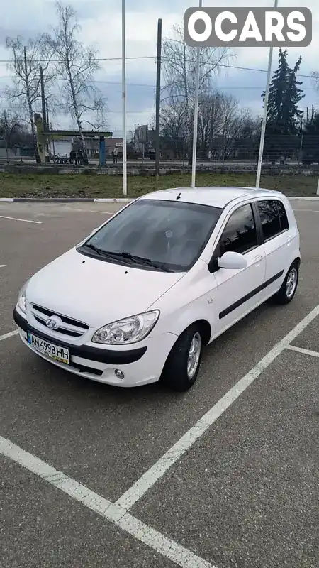 Хетчбек Hyundai Getz 2006 1.09 л. Ручна / Механіка обл. Житомирська, Житомир - Фото 1/16