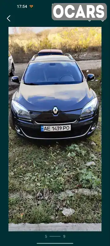 Универсал Renault Megane 2012 null_content л. обл. Днепропетровская, Никополь - Фото 1/8