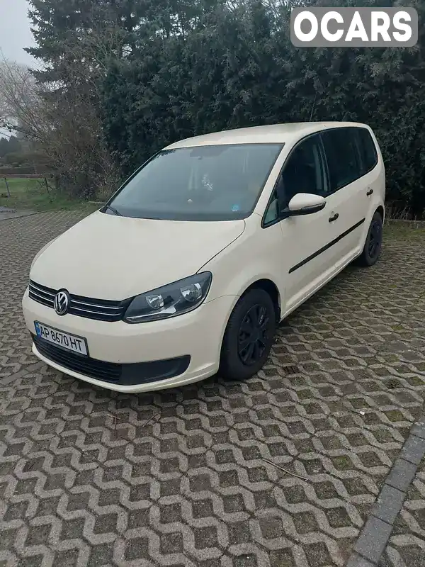 Минивэн Volkswagen Touran 2014 1.97 л. Автомат обл. Запорожская, Запорожье - Фото 1/11