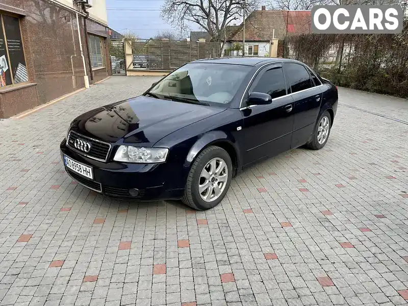 Седан Audi A4 2003 1.9 л. Ручна / Механіка обл. Закарпатська, Ужгород - Фото 1/20