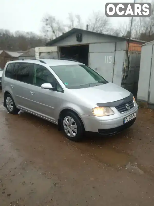 Минивэн Volkswagen Touran 2003 1.97 л. Ручная / Механика обл. Черновицкая, Черновцы - Фото 1/13