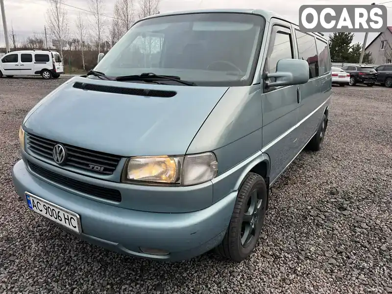 Мінівен Volkswagen Transporter 2001 2.5 л. Ручна / Механіка обл. Волинська, Луцьк - Фото 1/21