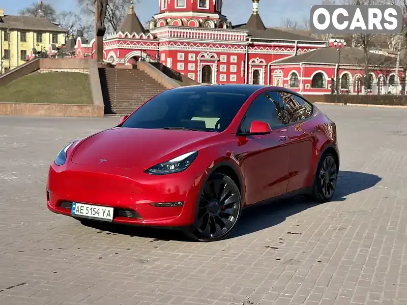 Внедорожник / Кроссовер Tesla Model Y 2022 null_content л. Автомат обл. Днепропетровская, Каменское (Днепродзержинск) - Фото 1/21