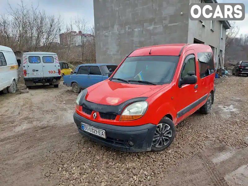 Мінівен Renault Kangoo 2004 1.46 л. обл. Тернопільська, Тернопіль - Фото 1/8