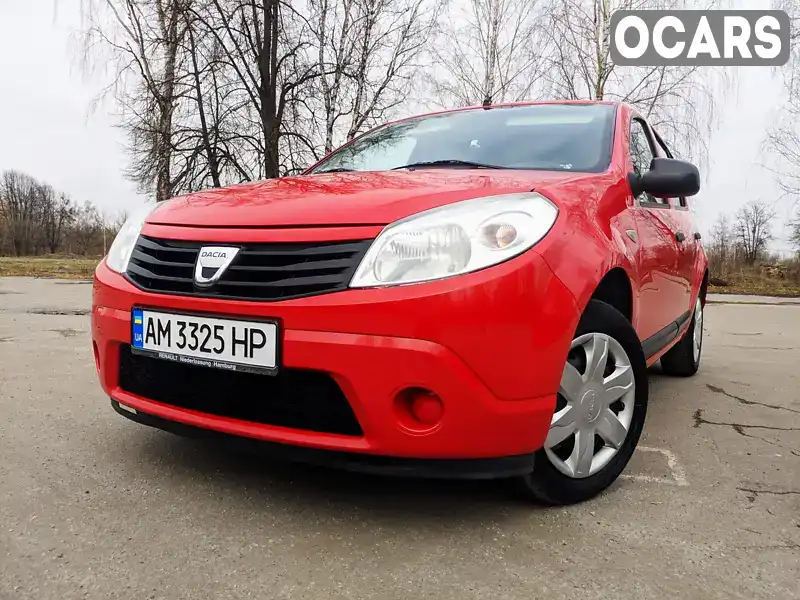 Хэтчбек Dacia Sandero 2009 1.4 л. Ручная / Механика обл. Житомирская, Звягель - Фото 1/21