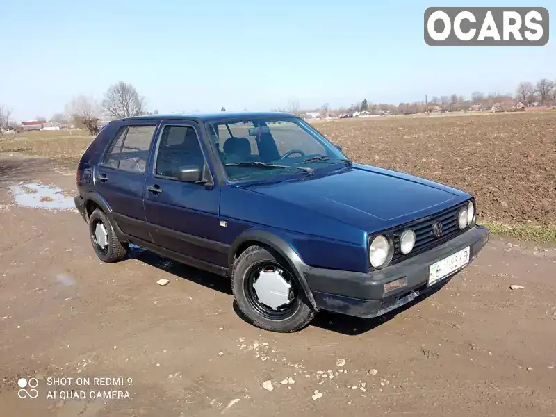 Хэтчбек Volkswagen Golf 1988 1.6 л. Ручная / Механика обл. Ивано-Франковская, Снятин - Фото 1/9