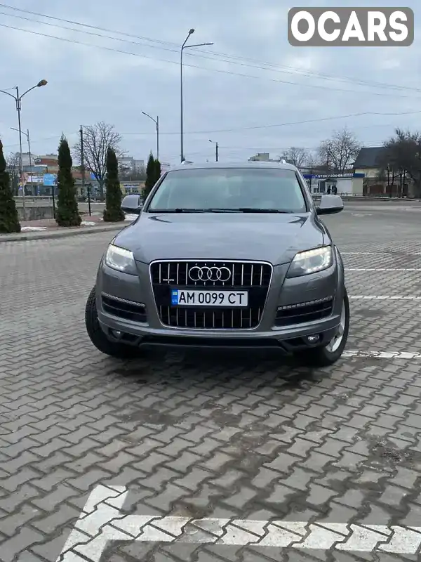 Внедорожник / Кроссовер Audi Q7 2012 3 л. Автомат обл. Житомирская, Житомир - Фото 1/21