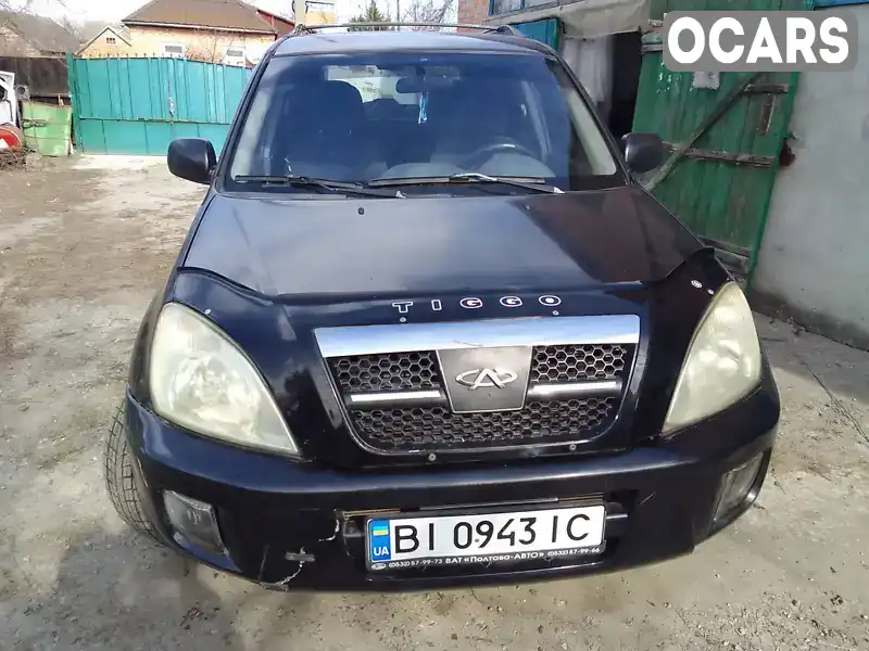 Позашляховик / Кросовер Chery Tiggo 2008 2.35 л. Автомат обл. Полтавська, Миргород - Фото 1/16