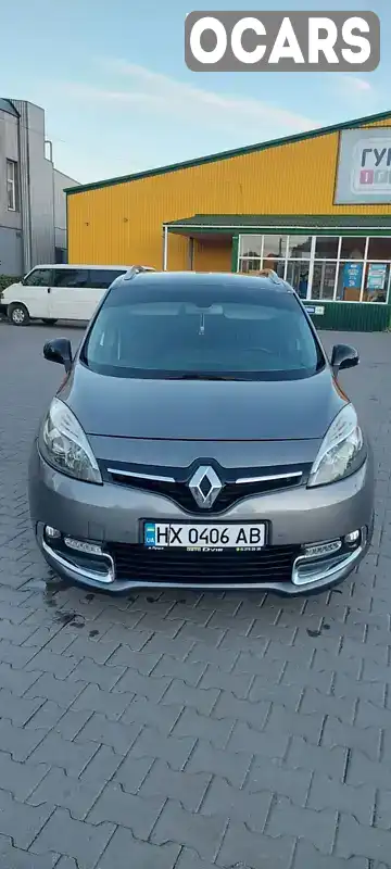 Минивэн Renault Grand Scenic 2015 2 л. Автомат обл. Хмельницкая, Хмельницкий - Фото 1/14