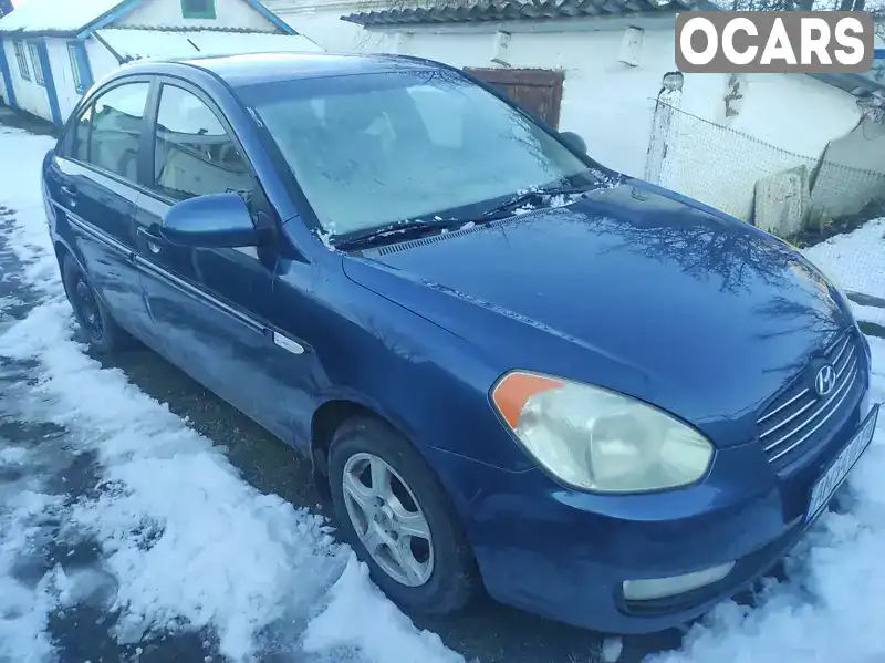 Седан Hyundai Accent 2007 1.6 л. Ручна / Механіка обл. Житомирська, Ружин - Фото 1/20