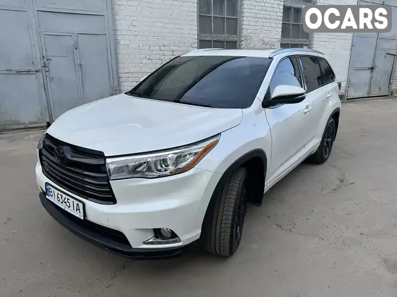 Позашляховик / Кросовер Toyota Highlander 2014 3.46 л. Автомат обл. Полтавська, Кременчук - Фото 1/20