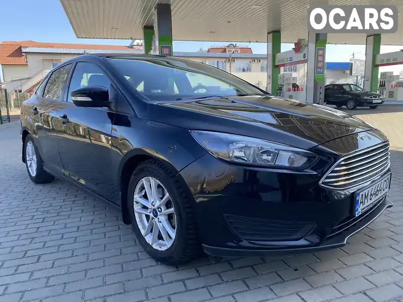 Седан Ford Focus 2016 2 л. Робот обл. Житомирская, Житомир - Фото 1/21