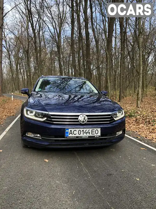 Універсал Volkswagen Passat 2017 2 л. Автомат обл. Волинська, Луцьк - Фото 1/21