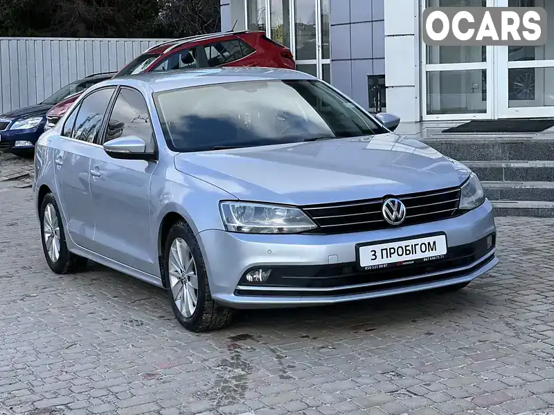 Седан Volkswagen Jetta 2016 1.6 л. Робот обл. Полтавська, Полтава - Фото 1/21