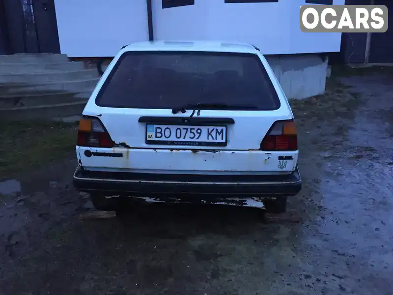 Хэтчбек Volkswagen Golf 1987 1.6 л. Ручная / Механика обл. Львовская, Пустомыты - Фото 1/8