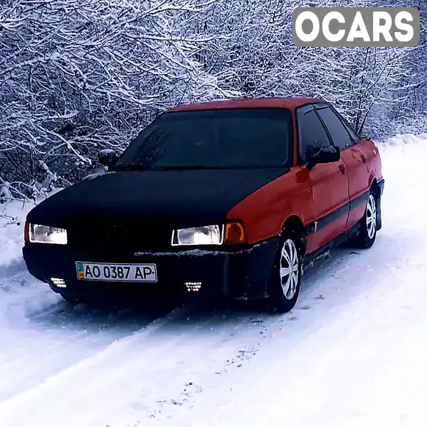 Седан Audi 80 1987 1.8 л. Ручна / Механіка обл. Закарпатська, Іршава - Фото 1/7