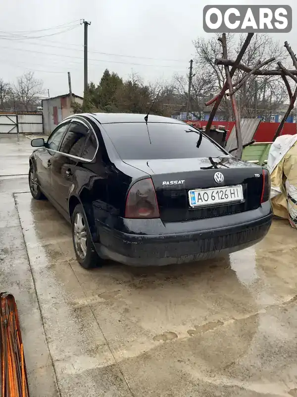 Седан Volkswagen Passat 2002 1.9 л. Ручная / Механика обл. Одесская, Подольск (Котовск) - Фото 1/5