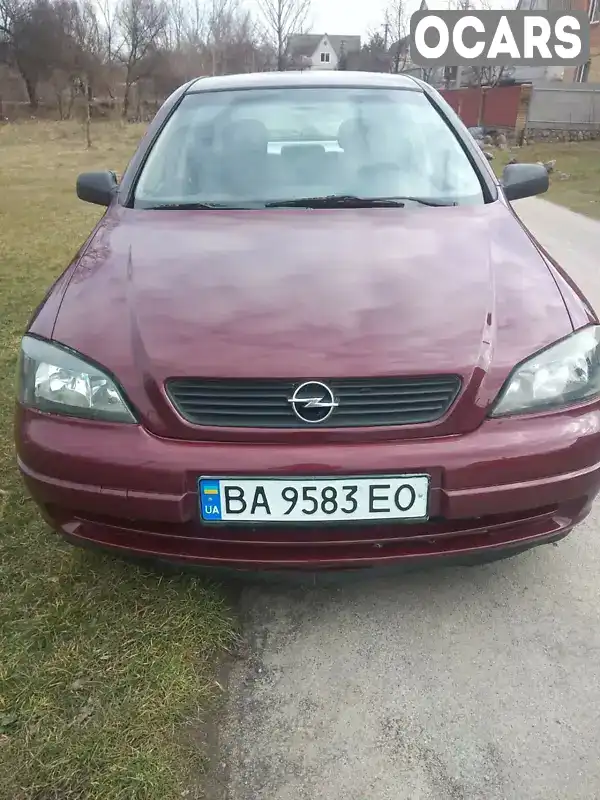 Седан Opel Astra 2003 1.6 л. Ручна / Механіка обл. Київська, Богуслав - Фото 1/9