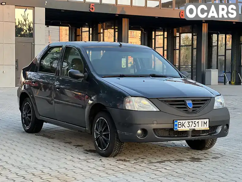 Седан Dacia Logan 2007 1.6 л. Ручная / Механика обл. Ровенская, Ровно - Фото 1/10