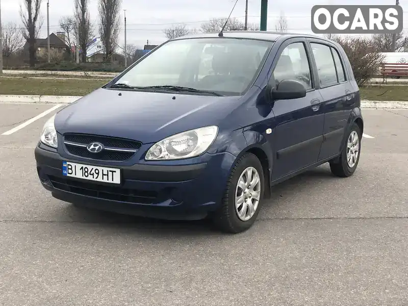 Хетчбек Hyundai Getz 2007 1.09 л. Ручна / Механіка обл. Полтавська, Кременчук - Фото 1/8