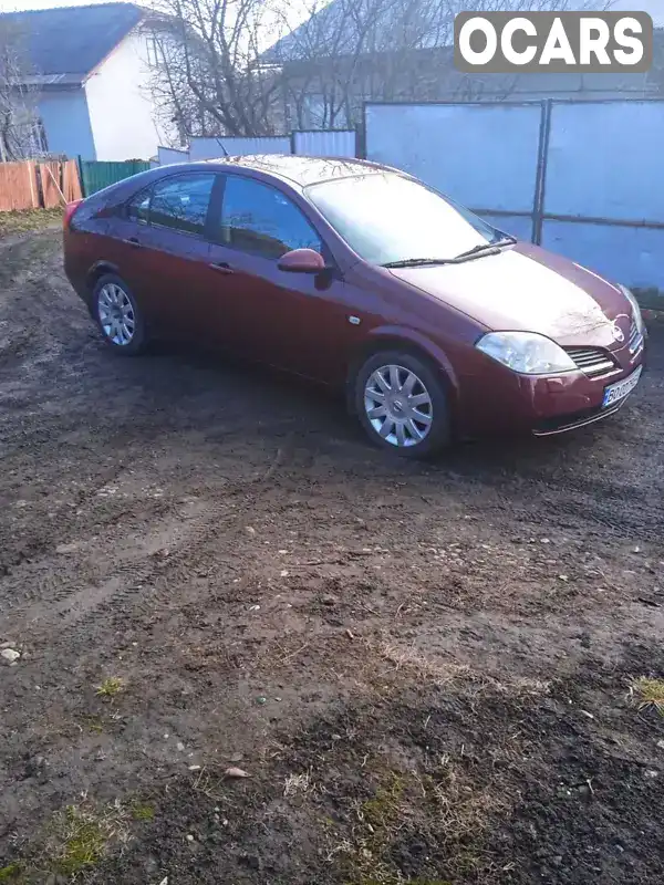 Лифтбек Nissan Primera 2003 1.8 л. Ручная / Механика обл. Тернопольская, Залещики - Фото 1/11