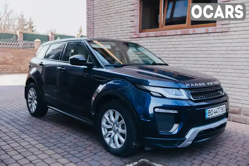 Внедорожник / Кроссовер Land Rover Range Rover Evoque 2018 2 л. обл. Тернопольская, Бучач - Фото 1/15