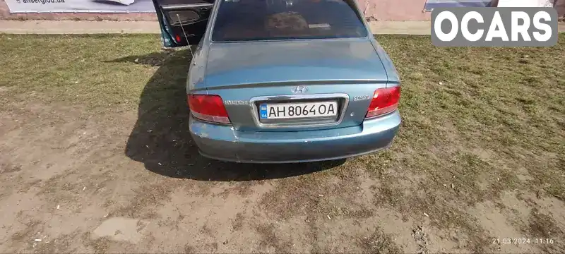 Седан Hyundai Sonata 2003 2 л. Ручна / Механіка обл. Донецька, Дружківка - Фото 1/15