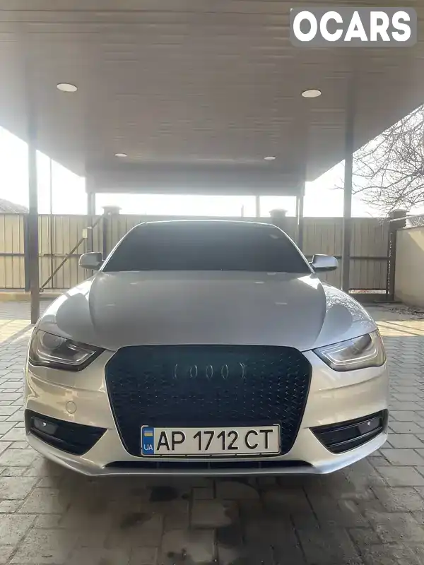 Седан Audi A4 2013 1.98 л. Автомат обл. Запорожская, Запорожье - Фото 1/13