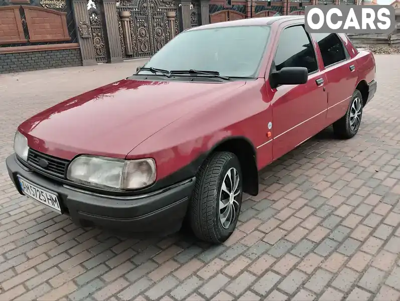 Седан Ford Sierra 1991 1.58 л. обл. Житомирська, Звягель - Фото 1/21