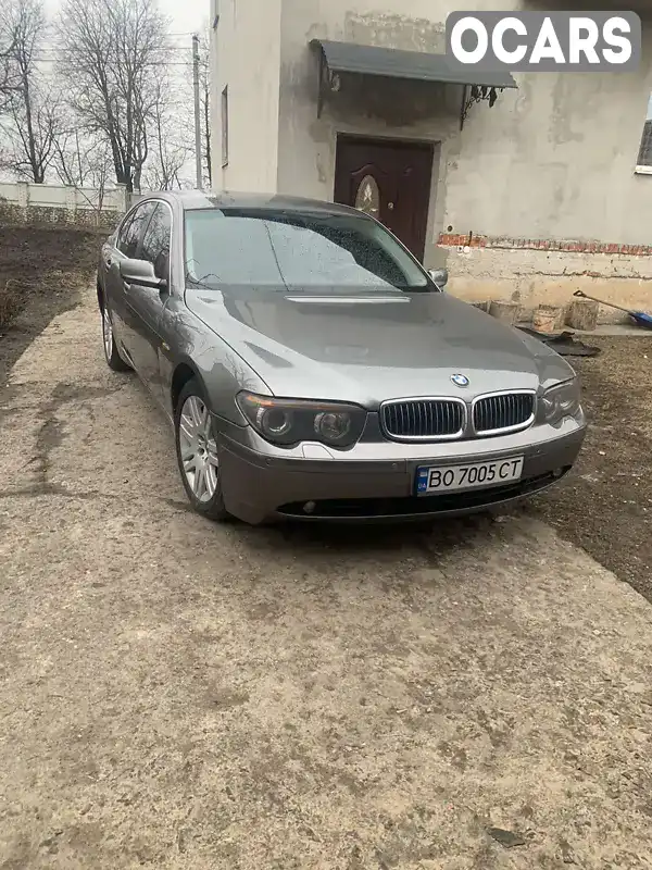 Седан BMW 7 Series 2003 3 л. Автомат обл. Тернопільська, Тернопіль - Фото 1/21